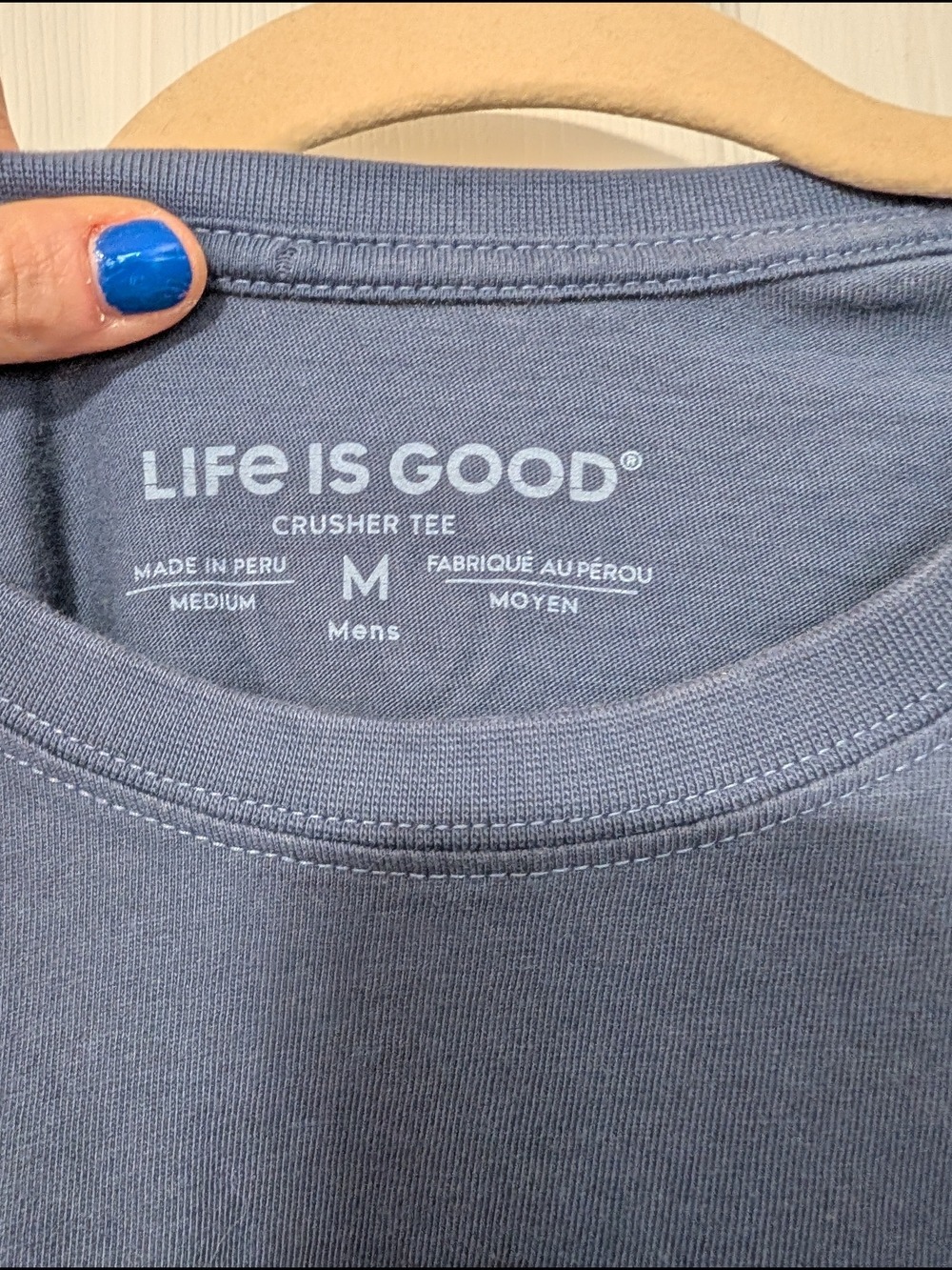 Life is Good Men's Black Guitar Graphic T-Shirt Medium - Picture 4 of 4